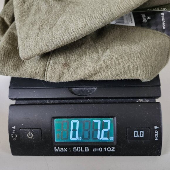 AW Athletic Works Mens Pocket Tee XL Burnt Olive Heather NWT - Picture 8 of 8